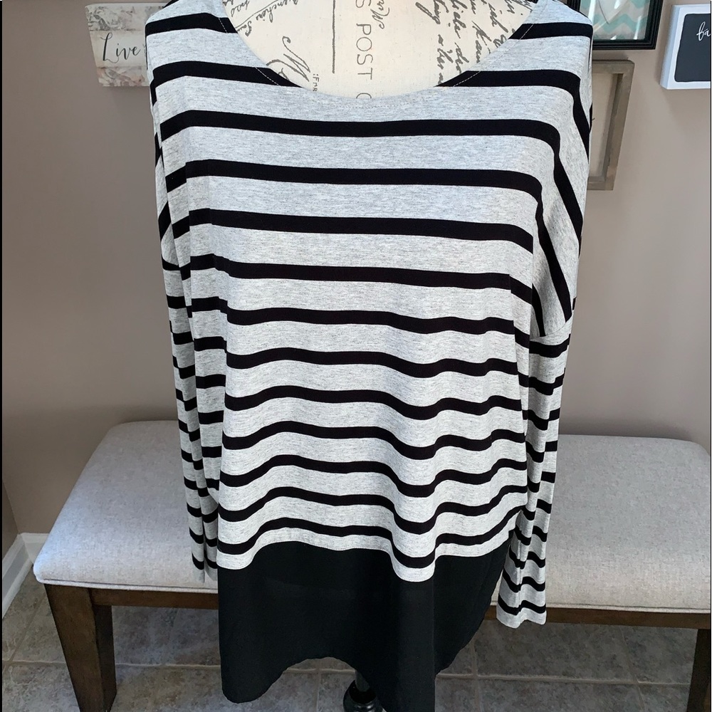 Simply Styled by Sears Long Sleeve Womens Large